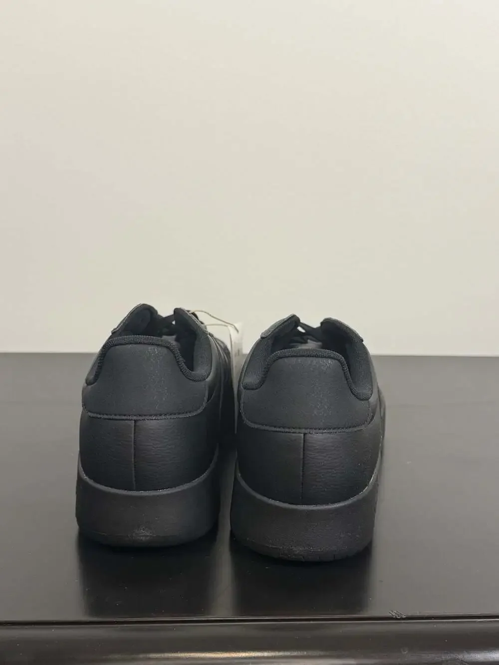 adidas Barreda Triple Black Leather Sneakers